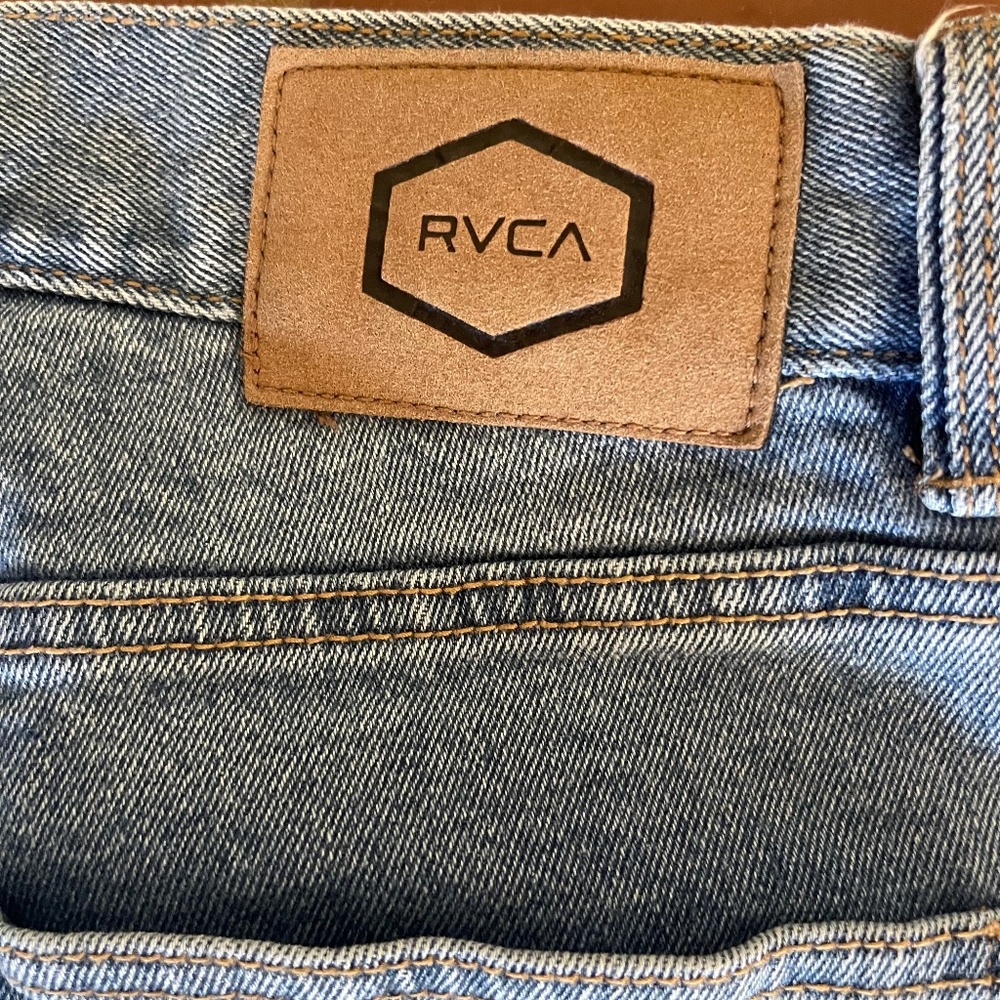 Men's RVCA jeans, practically new